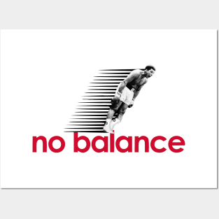 No Balance - Muhammad Ali Red Posters and Art